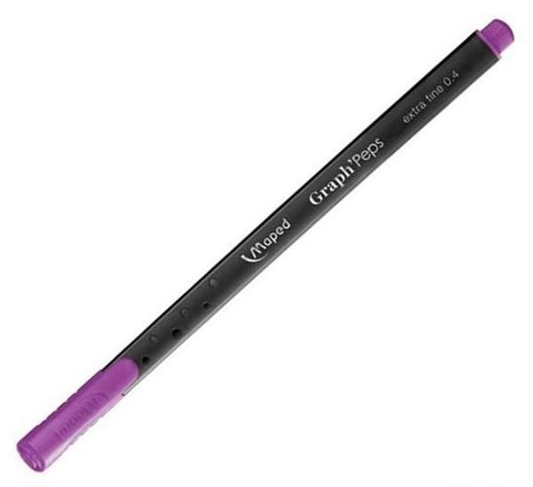 Maped Fineliner İnce Uçlu Kalem Mor - 3 adet - Image 1