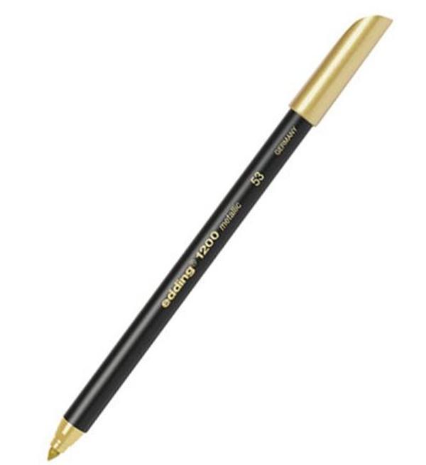 Edding Metalik Grafik Davetiye Kalemi 1200 Altın - 4 adet - Image 1