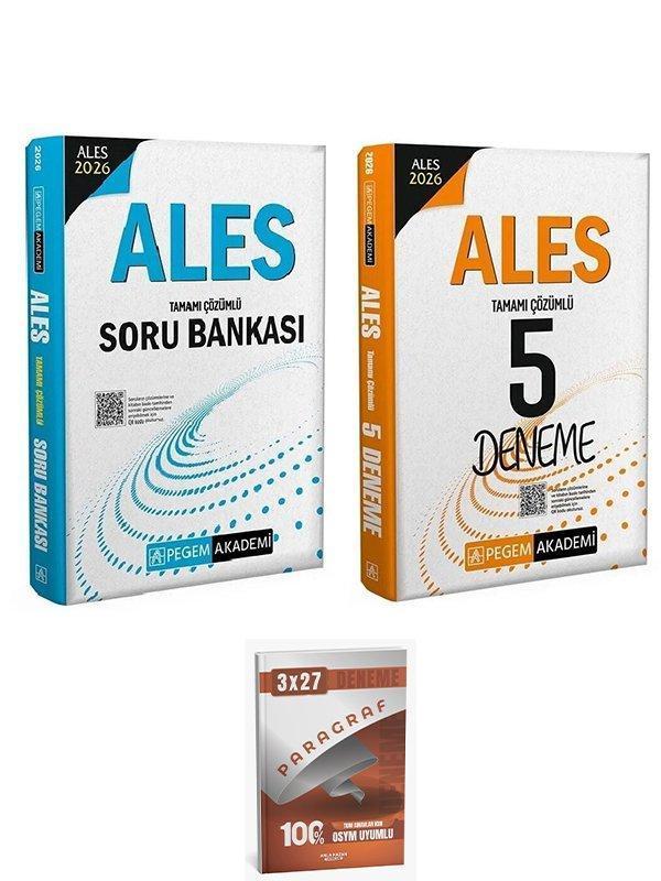 Pegem 2026 ALES Soru Bankası + 5 Deneme 2 li Set AnlaKazan Paragraf - Pegem Akademi Yayıncılık - Image 1