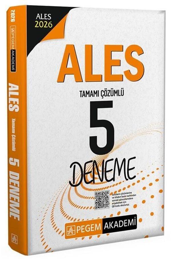 Pegem 2026 ALES 5 Deneme Çözümlü Pegem Akademi Yayınları - Pegem Akademi Yayıncılık - Image 1
