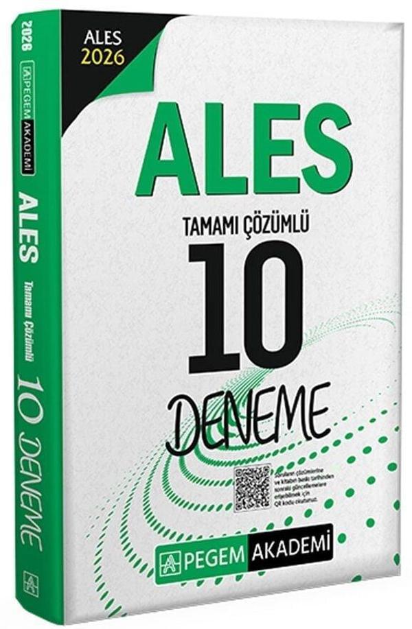 Pegem 2026 ALES 10 Deneme Çözümlü Pegem Akademi Yayınları - Pegem Akademi Yayıncılık - Image 1