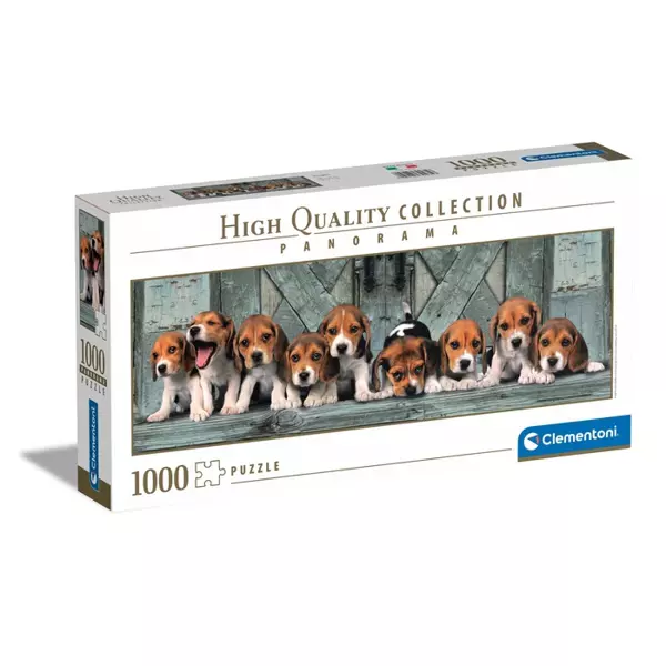 Clementoni Beagles 1000 Parça Sevimli Köpek Yavruları High Quality Collection Yetişkin Puzzle - Image 1
