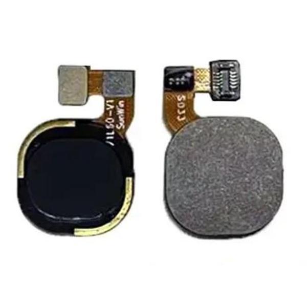 Tecno Camon 17 Uyumlu Parmak İzi Tuşu, Filmli SİYAH - Image 1
