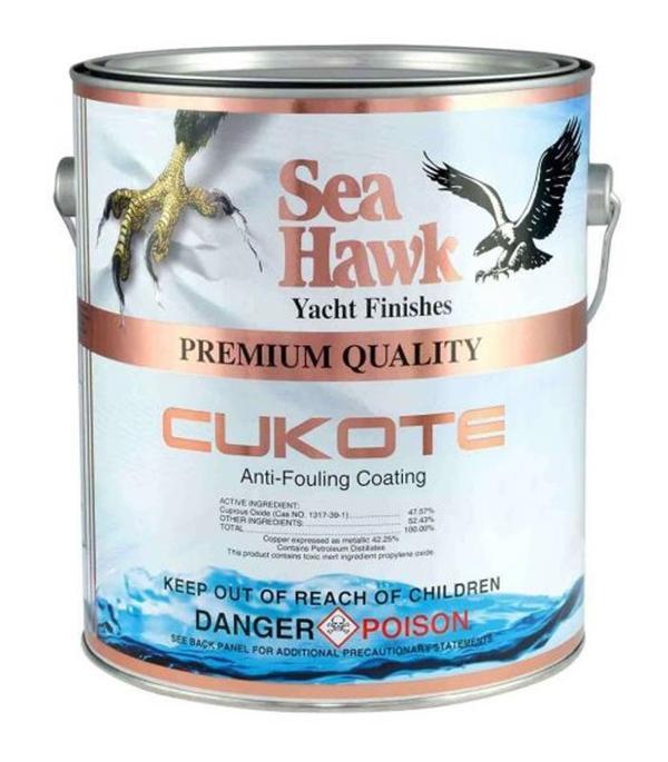 Sea Hawk Cukote Biocide Plus Yumuşak Zehirli Boya 950 ML Kırmızı - Image 1