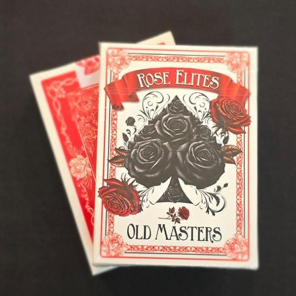 Bicycle Rose Elites - Old Masters (Red) Marked Deck işaretli Oyun Kağıdı iskambil Kartları Destesi - Image 1