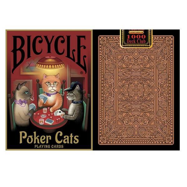 Bicycle Poker Cats Premium Oyun Kağıdı iskambil Kartları Destesi - Image 1