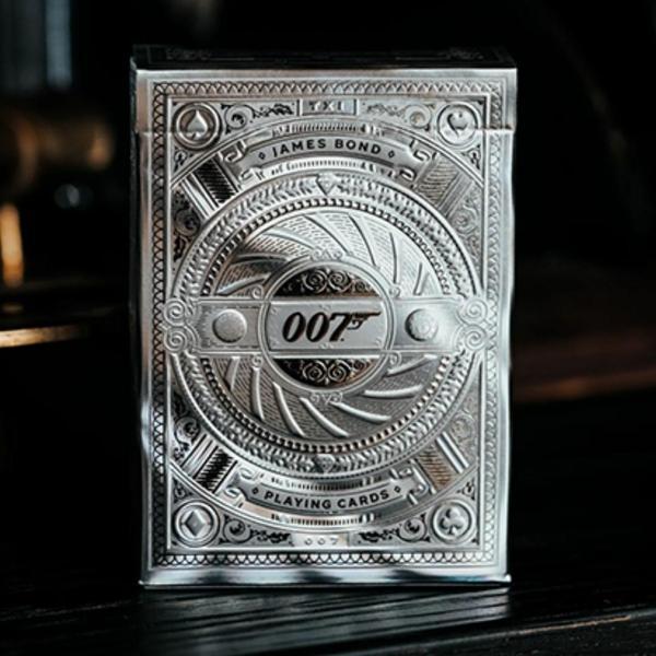 Theory11 James Bond Silver Edition Premium Oyun Kartları iskambil Kartları Destesi - Image 1