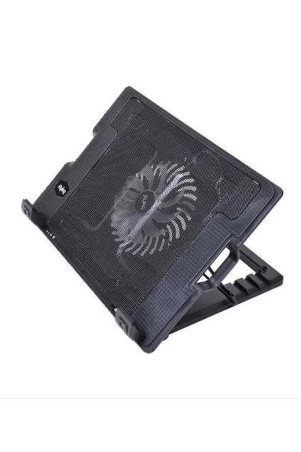 Kademeli Notebook Laptop Soğutucu Mavi Led Işıklı 12 cm Fanlı Stand - Image 1