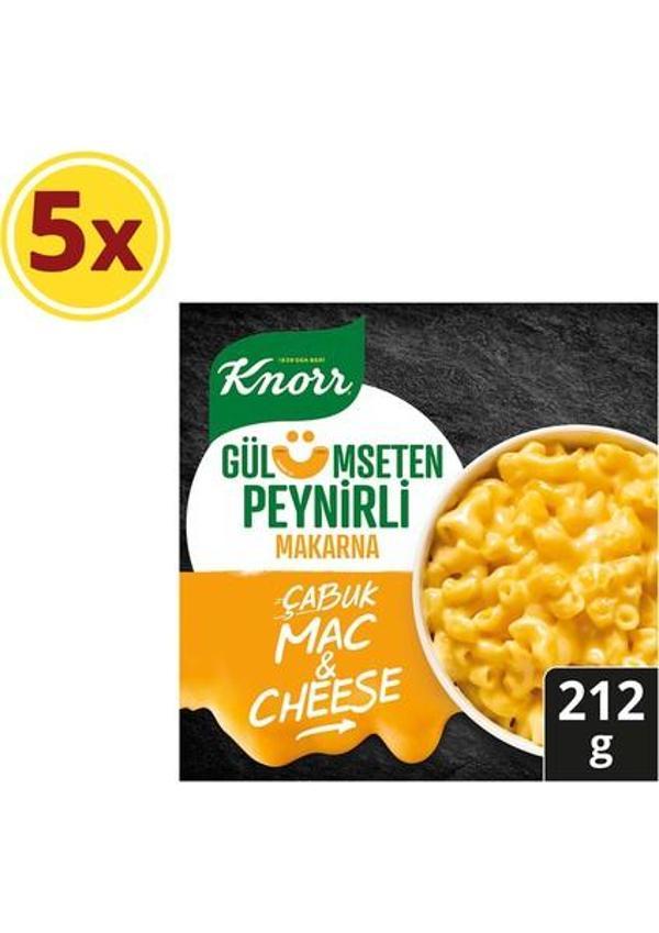 Knorr Çabuk Mac And Cheese Peynirli Makarna 212 gr 5’li - Image 1