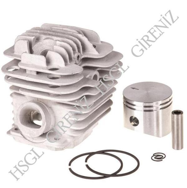 HSGL Motorlu Testere Silindir Piston Seti 45 mm – Oleo‑Mac 952 / GS520 / Efco 152 Uyumlu - Image 1
