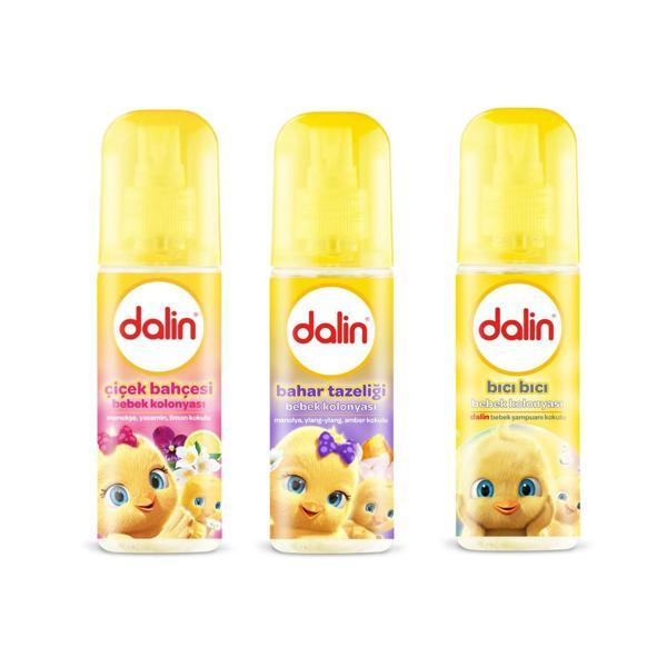 Dalin Bebek Kolonyası 150 ml 3 lü Karma Set / Bıcı Bıcı - Çiçek - Bahar  - Image 1