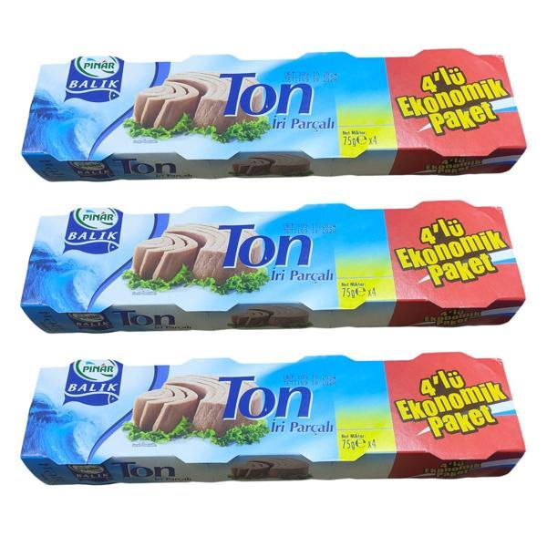 Pınar Ton Balık 4x75 gr x 3 Adet - Image 1