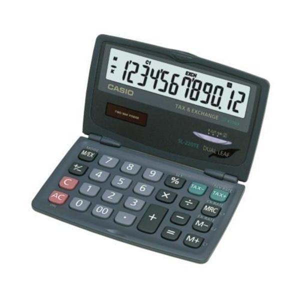 Cep Tipi Kapaklı Hesap Makinesi 12 Hane Sl-220Te - Image 1
