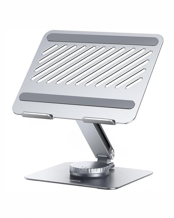 UGREEN Yükseklik ve Açı Ayarlı 360 Derece Döndürülebilir Alüminyum Tablet Notebook Standı, 90849 - Image 1