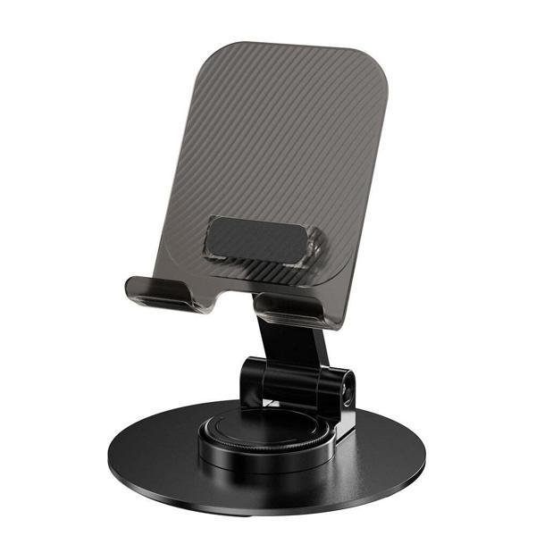 Zore MS-14 Taşınabilir Katlanabilir 360 Dönebilen Karbon Çelik Tasarımlı Telefon ve Tablet Standı - Image 1