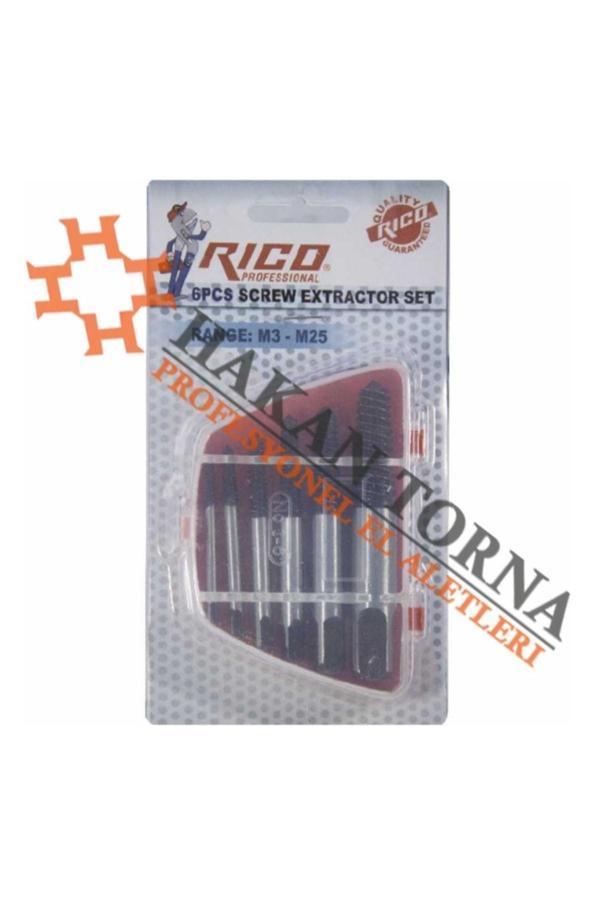 Rico Ters Diş Kılavuz Takımı Seti 6 Parça - Image 1