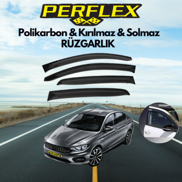 Perflex Polikarbon Kırılmaz Rüzgarlık V2 Düz Citroen C-Elysee 2012+ - Image 1
