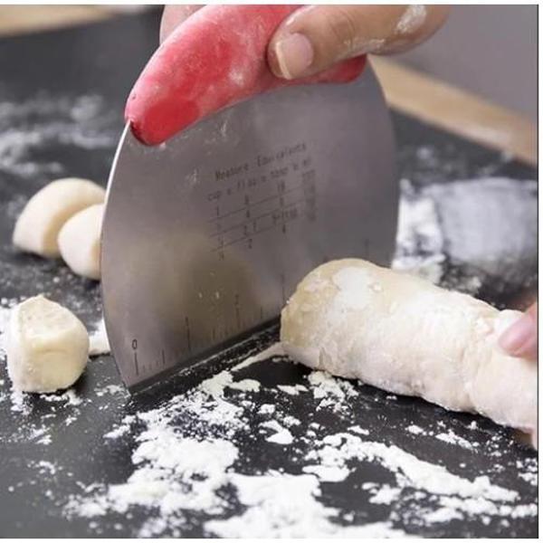 Paslanmaz Çelik Hamur Kesme ve Şekillendirme Spatulası - Image 1