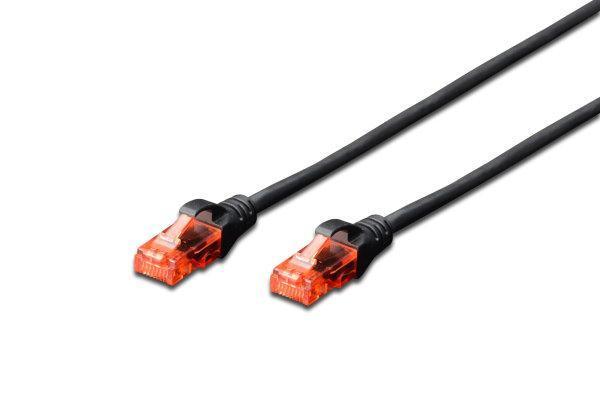 Beek CAT. 6 Patch Kablo, U/UTP, 2,5 metre, AWG 26, Siyah Renk, LSZH - Image 1