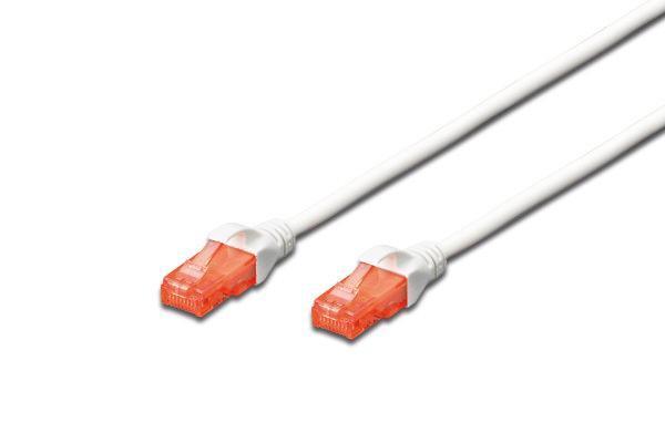 Beek CAT. 6 Patch Kablo, U/UTP, 2,5 metre, AWG 26, Beyaz Renk, LSZH - Image 1