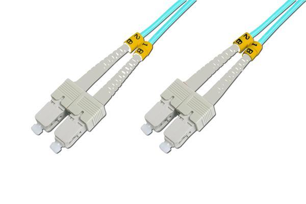 Beek SC - SC Fiber Optik Patch Kablo, Multimode OM 3 50/125 Duplex, 3.0mm, LSZH, 5 metre - Image 1