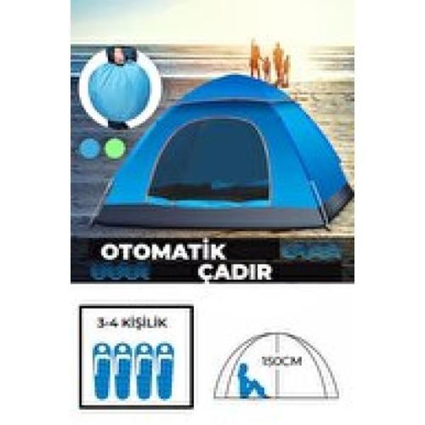 Otomatik Havada Açılan Su Geçirmez Çadır 4 Kişilik - Image 1