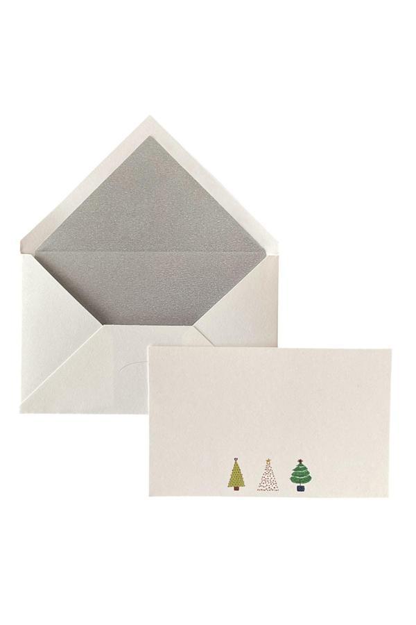 Maritera Yılbaşı Tiny Trees Zarflı Not Ve Tebrik Kartı 10'Lu Kutu - Image 1