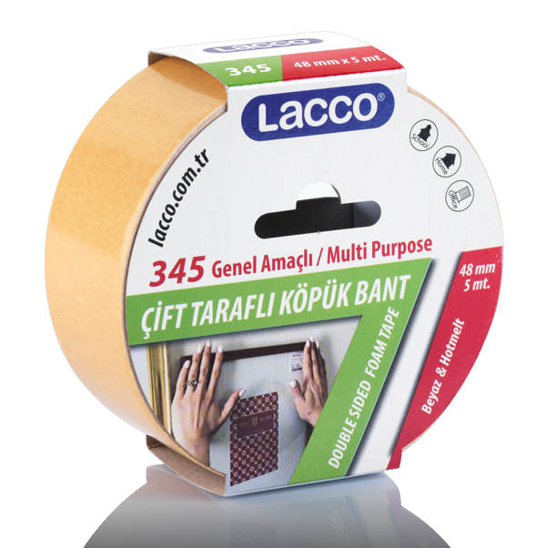 Lacco Çift Taraflı Köpük Bant 48Mmx5M  |  345 - Image 1