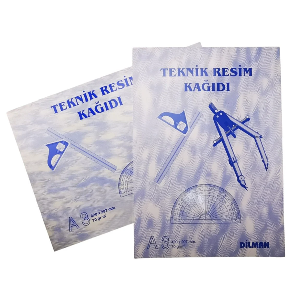 Dilman Teknik Resim Kağıdı A3 Dik 70 Gr. 30 Yaprak - Image 1