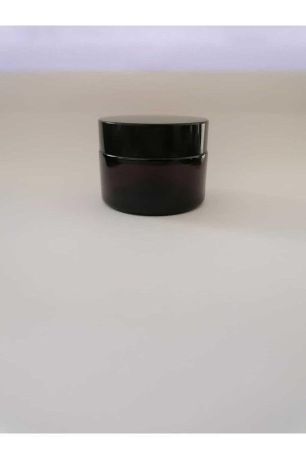 29cc Kahverengi Cam Krem Kutusu,boş Kutu,kozmetik Kutu, 35 Adet, Amber Şişe, Kavanoz - Image 1