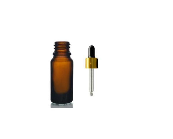 5ml kahverengi cam damlalıklı 20 adet,Gold Kapak Siyah Emzik, Ecza şişesi, Damlalıklı şişe, propolis şişesi, damlatmalı  - Image 1
