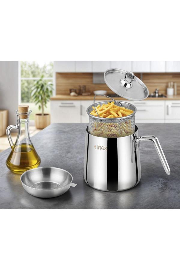 Lines Çelik Kızartma Seti 4Pcsinox - Image 1