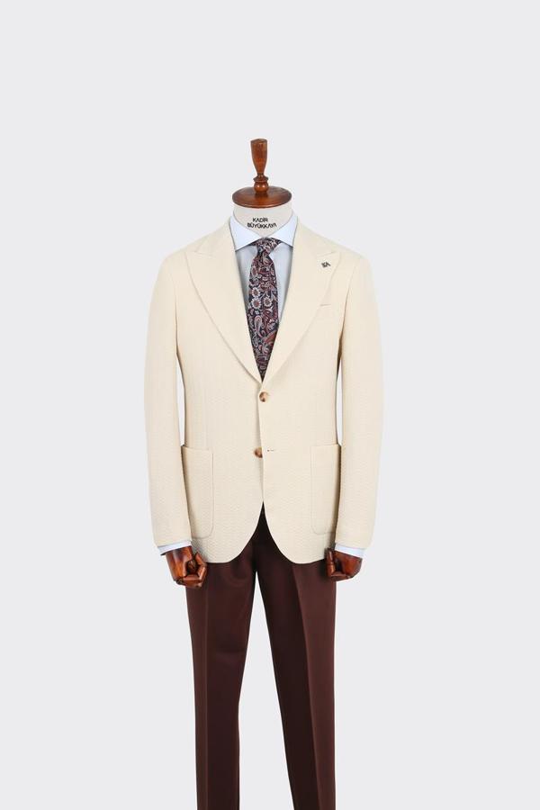 Kırlangıç Yaka Erkek Ceket-KAX5525S - Image 1