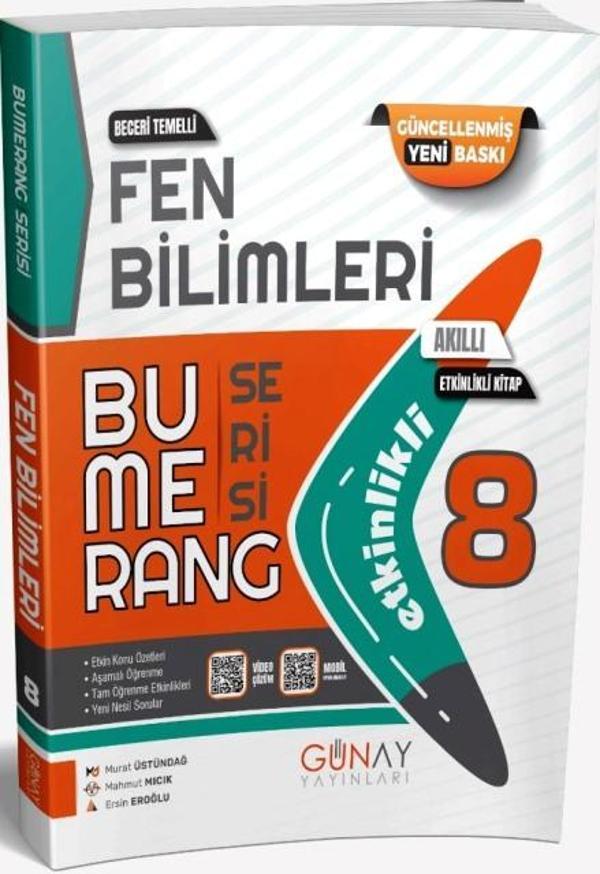 8. Sınıf LGS Fen Bilimleri Bumerang Etkinlikli Kitap 2026 - İş Bankası Kültür Yayınları - Image 1