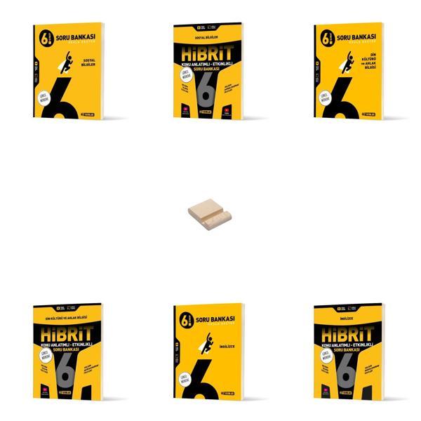 6. Sınıf Sosyal Din ve İngilizce Hibrit Etkinlikli Soru Bankaları 6lı Set - Hız Yayınları - Image 1