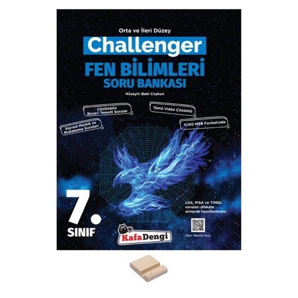 7.Sınıf Challenger Fen Bilimleri Soru Bankası+ Telefon Standı - Kafa Dengi - Image 1