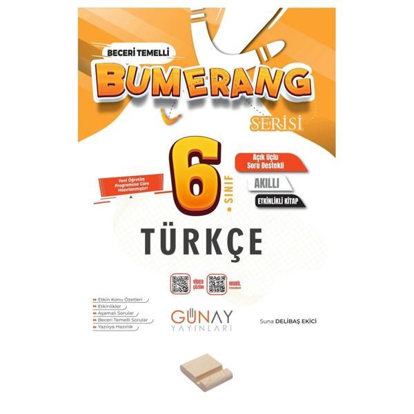 6. Sınıf  Bumerang Etkinlikli Türkçe  + Telefon Standı - Günay Yayınları - Image 1