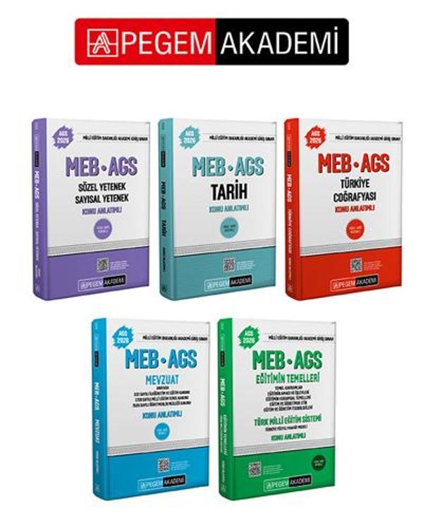 PEGEM AKADEMİ 2026 MEB-AGS Konu Anlatımlı Seti (5.Kitap) - Pegem Akademi Yayıncılık - Image 1