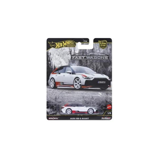 Hot Wheels Premium Fast Wagons Audi RS 6 Avant FPY86 JBK51 - Image 1
