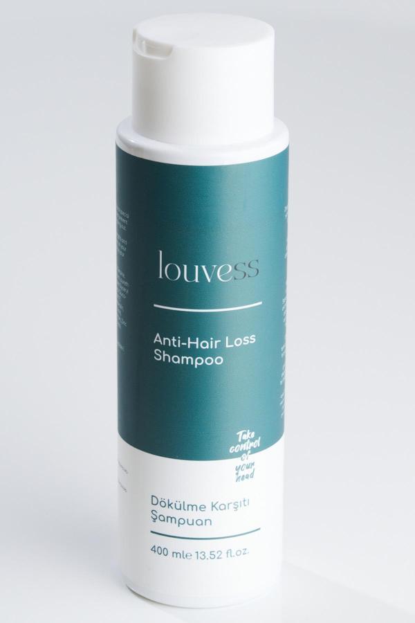 Louvess Dökülme Karşıtı Şampuan (Keratin, Çinko ve Provitamin B5 ile Güçlendirilmiş Formül 400 ML) - Image 1