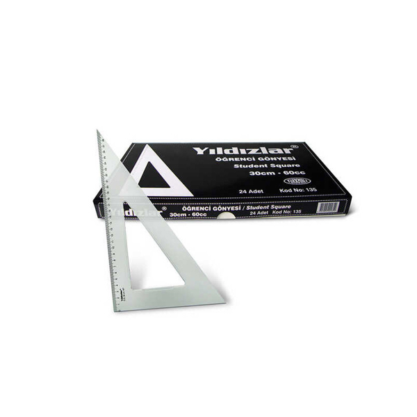 Yıldızlar Öğrenci Gönyesi 30 Cm 60 Cc Kod.135 - Image 1