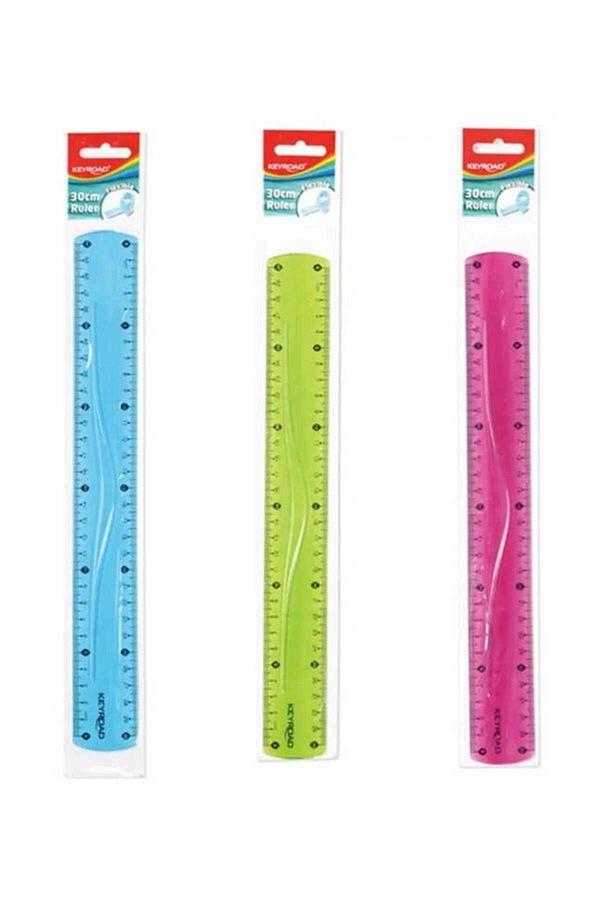Keyroad 30 Cm Esnek Plastik Cetvel 970854-261384 - Image 1