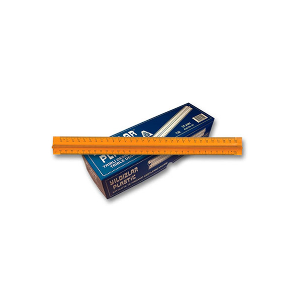 Yıldızlar Tribli Desimetre Cetvel 30 Cm. Kod.064 - Image 1