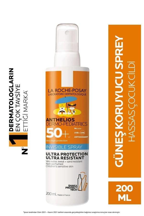 Anthelios Xl Spf 50 Yüksek Korumalı Çocuk Yüz Ve Vücut Güneş Spreyi 200 ml. - Image 1