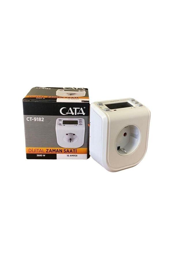 Cata Zaman Ayarlı Dijital Saatli Priz Ct-9182 - Image 1