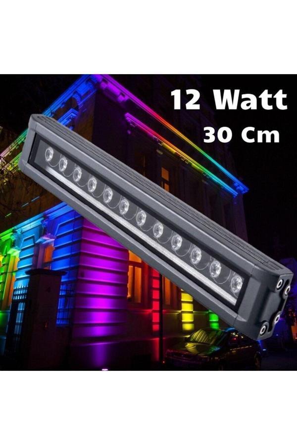 Cata 12 Watt Gold Wallwasher 30 Cm Amber Renk Ct-4695 - Image 1