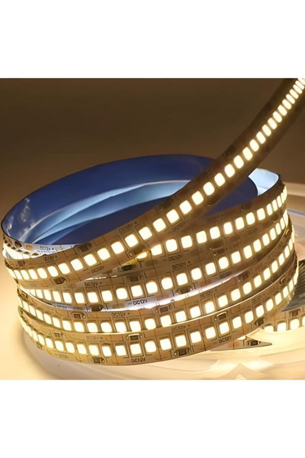 Cata 240 Çip İç Mekan Şerit Led 3200K ( 12V - 16W ) 5 Metre Paketli - Image 1