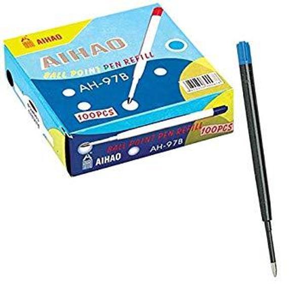 Mikro 97-B Tükenmez Kalem Yedeği Parker Tipi Plastik Siyah 100 Lü (1 Paket 100 Adet) - Image 1