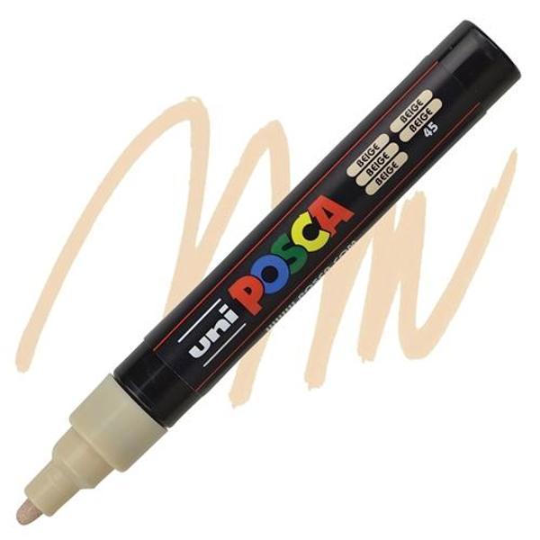 Uni-Ball Posca 1.8-2.5 Su Bazlı Poster Boyama Kalemi Markörü Bej Pc-5M (6 Lı Paket) - Image 1
