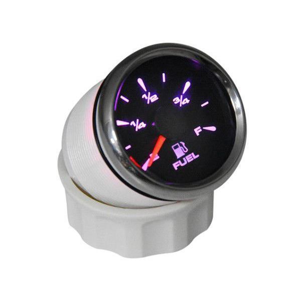 YAKIT SEVİYE GÖSTERGESİ ÇAP 52mm SİYAH 12/24v TEKNE YAT  - Image 1